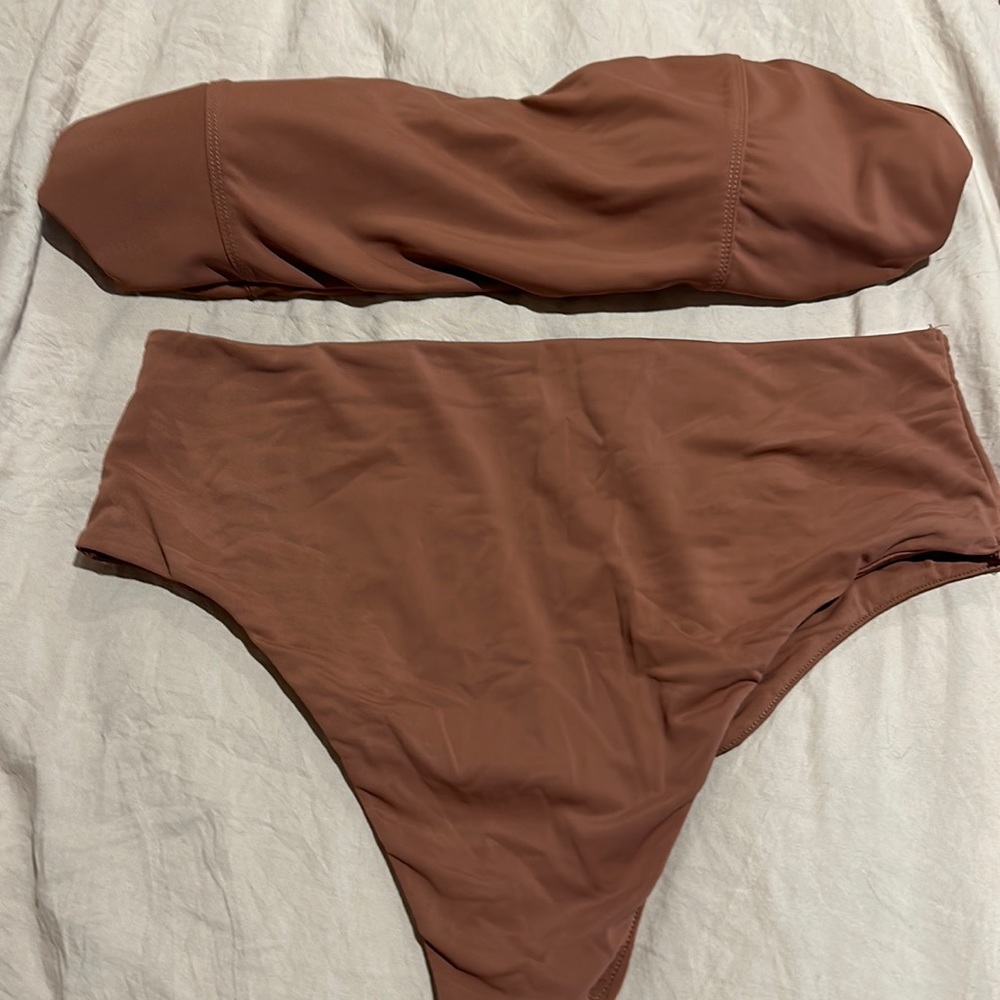 Two bikinis. Jessie James Deckers Kittenish Line.